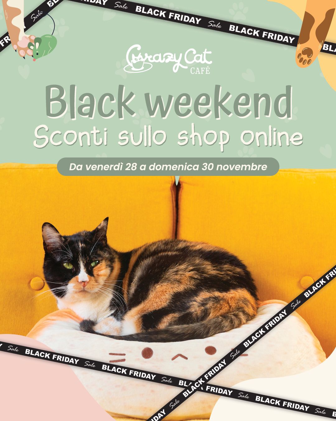 BLACK FRIDAY sullo shop online!